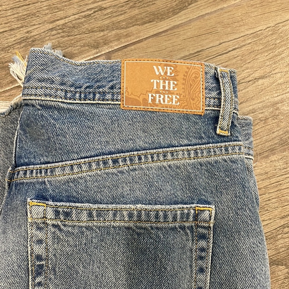 We the Free/ free people Maggie mid rise jeans straight leg size 29/8 - Picture 3 of 5